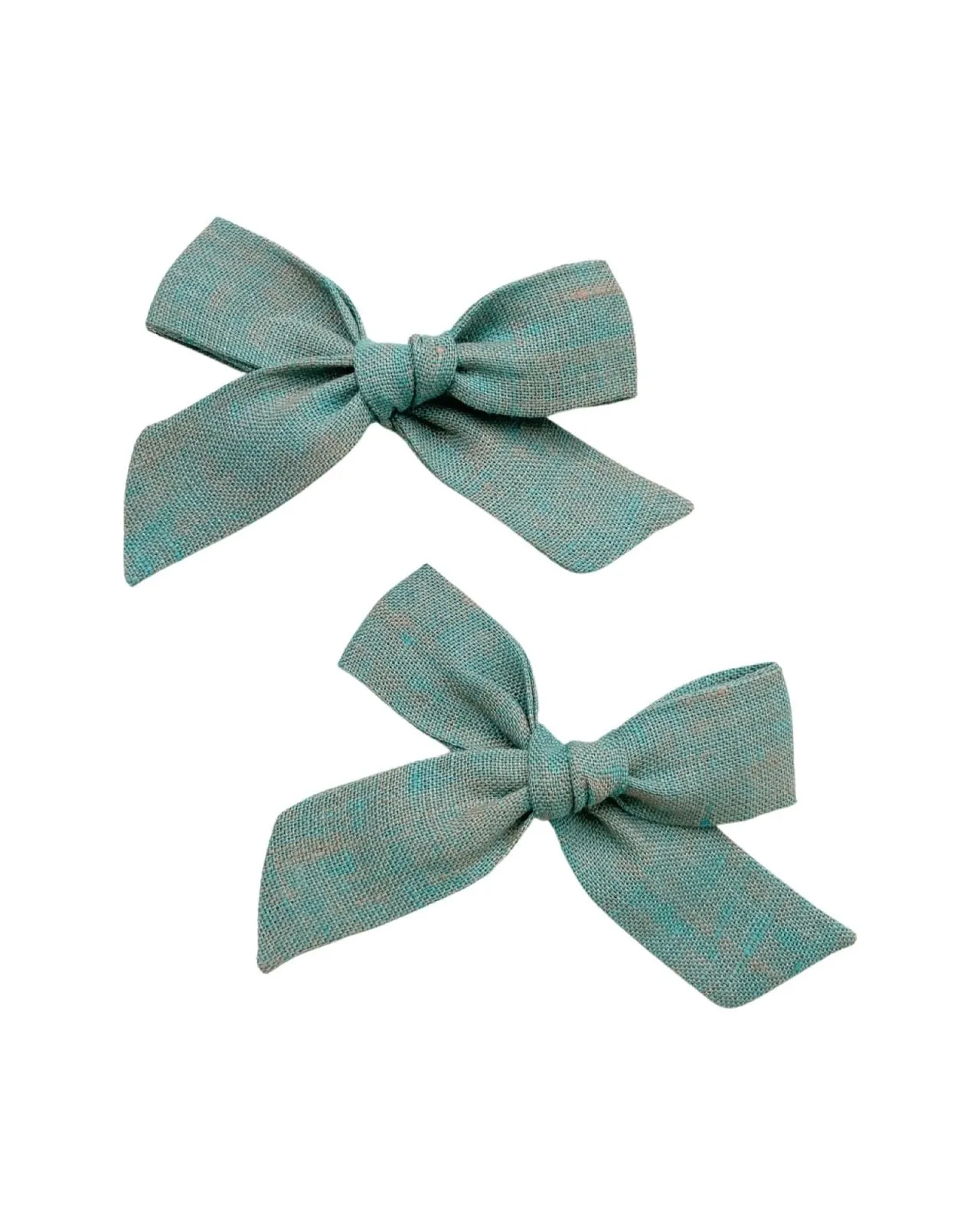 Classic Knot Bow | Copper Green - Alligator Clip