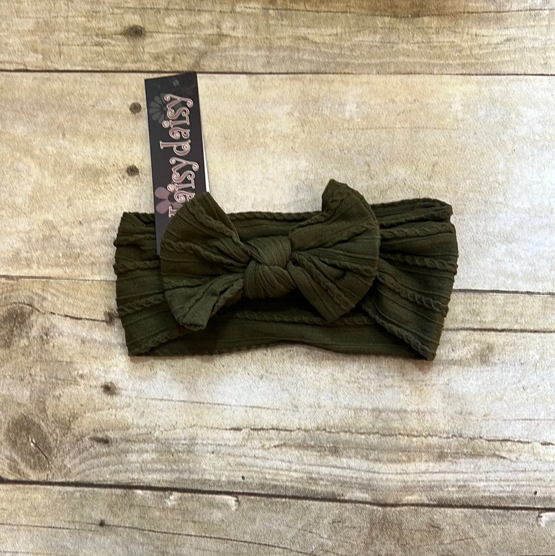 Solid Caddy Cable Headbands